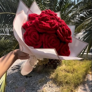 Crochet Roses Bouquet