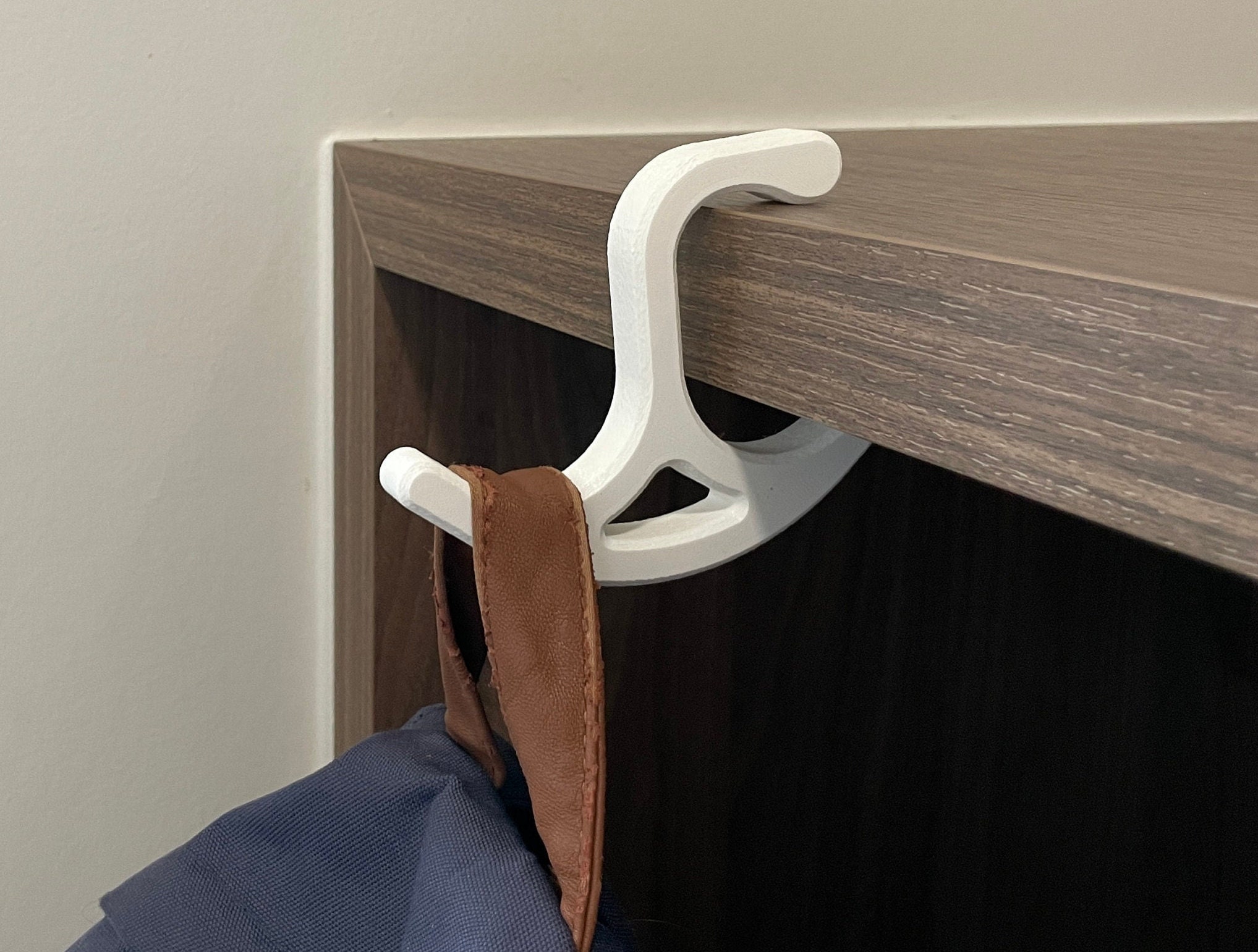 Ganci Per Borsa Da Tavolo | Pieghevoli E Antiscivolo | Set Di 4 | Design In Marmo | Per Ristoranti - Foto 6