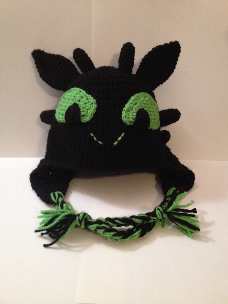 Toothless How to Train Your Dragon Beanie/ Hat Any Size Etsy