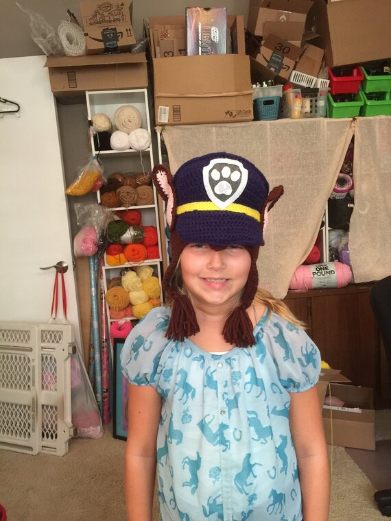 Chase From Paw Patrol Puppy Dog Beanie 