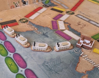 3D-Dampfschiff „Ticket to Ride“ – Realistisches 3D-Schiff, 3D-Druck