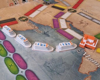 3D-Kreuzfahrtschiff „Ticket to Ride“ – Realistisches 3D-Schiff, 3D-gedruckt