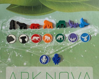 Ark Nova 3D Animal Tokens & Figurines: Customize your zoo!