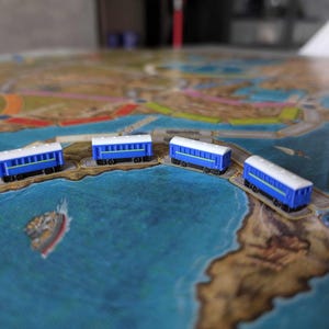 Orient Express 3D-treinen "Ticket to Ride" - Realistische 3D-rijtuigen, 3D-printen