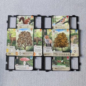 Grille de jeu 3D pour carte « Forêt mixte / Forest Shuffle » Organisez vos parties avec style ! Puzzle modulable, compatible sleeves.