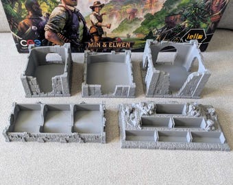 Premium 3D Insert “Lost Ruins of Arnak” - Temple, sites, guardians, assistants + extensions