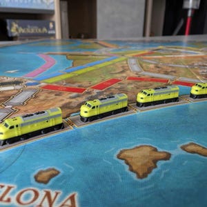 Trenes 3D EMD F7 "Ticket to Ride": Autos 3D realistas, impresión 3D