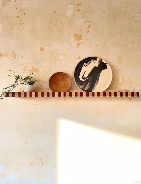 Kit Kat Marquetry Maximal Wall Shelf