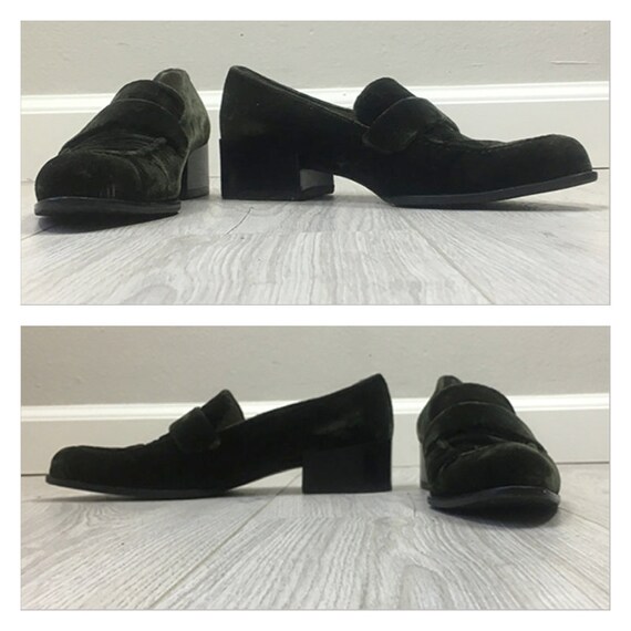 prada velvet loafers