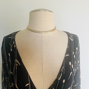 Vintage 60s gold chain necklace