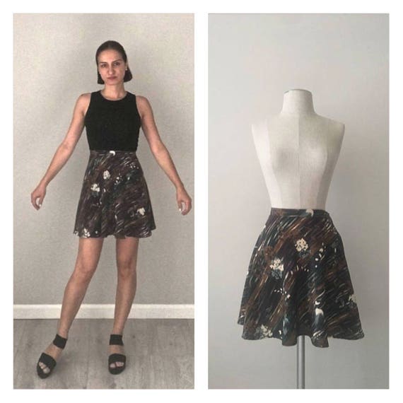 Vintage 60s MOD mini Skirt Small