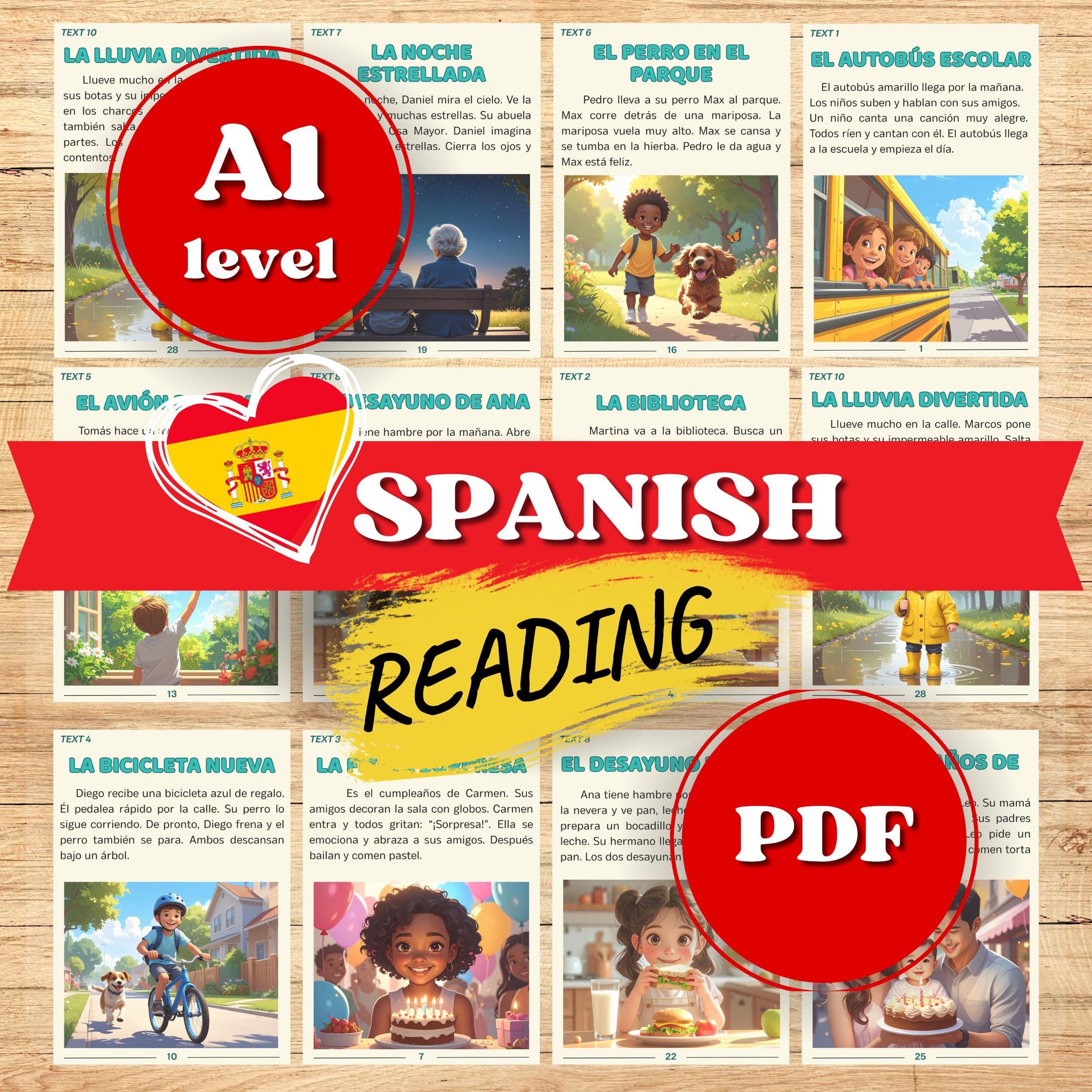 Reading Comprehension Kit Spanish Reading Comprehension Kit, Stories A1 and Grammar Tasks ...