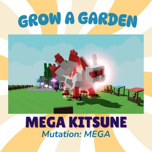 Kitsune MEGA - Grow a Garden - Zen Egg PRISMATIC Pet 1 Piece (Read Description)
