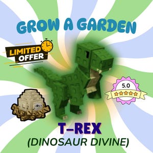 CHEAPEST Trex - Grow a Garden - Dinosaur Divine Pet 1 Piece (Read Description)