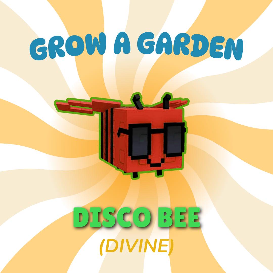 Disco Bee - Grow a Garden - Anti Bee Egg Divine Pet 1 Piece (Read Description)