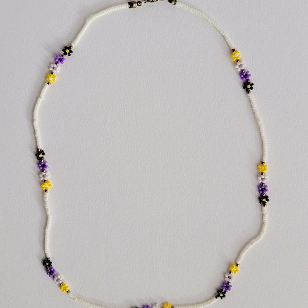 Non-Binary Pride Daisy Necklace