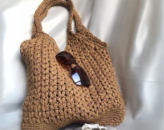 Straw bag, beach bag, Summer bag, Straw Bag, straw beach bag, Gift for Her, bachelorette party, tote bag, market basket, Pencil Case