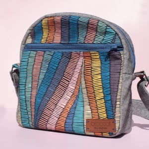 Porte-monnaie zippé - Sac de tous les jours, sac messager en toile, cadeaux personnalisés pour elle, sac de voyage unisexe, sac à bandoulière brocoli