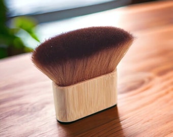 Bamboo Shaving Brush | Sustainable Wooden Badger Brush, Barber Grooming Tool, Wet Shave Brushes, Beard Hair Facial Care Gift for Men for Him