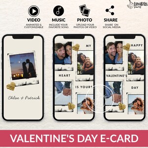 Anniversario regalo unico per fidanzato video ecard personalizzata animata con foto per coppia di anniversario video card personalizzata regalo fidanzata