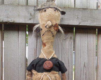 SALE Halloween Schnittmuster Primitive Frowning Hexe Freida Hexe Puppe 392 Crows Roost Prims epattern sofort download