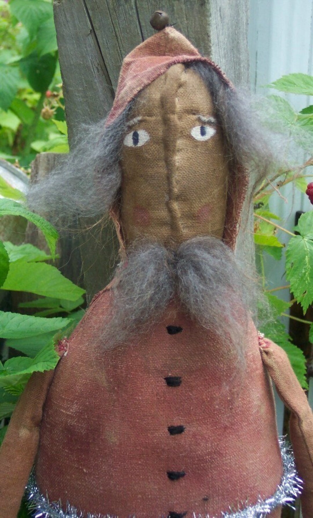 Santa Claus Doll Crows Roost Prims 138 Primitive Roley Poley Epattern