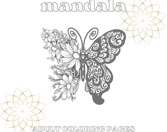 Libro da colorare Mandala