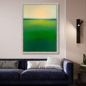 Cuadro de Mark Rothko 481, pintura abstracta de paisaje verde, lienzo de primera calidad con calidad de museo, decoración moderna para el hogar. imagen 4