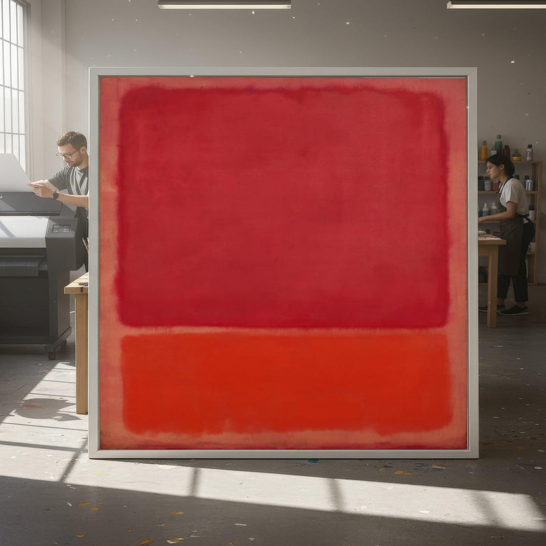 Blocks Mark Rothko Mark Rothko No. 112 Canvas Wall Art, Abstract Color Block Painting ...