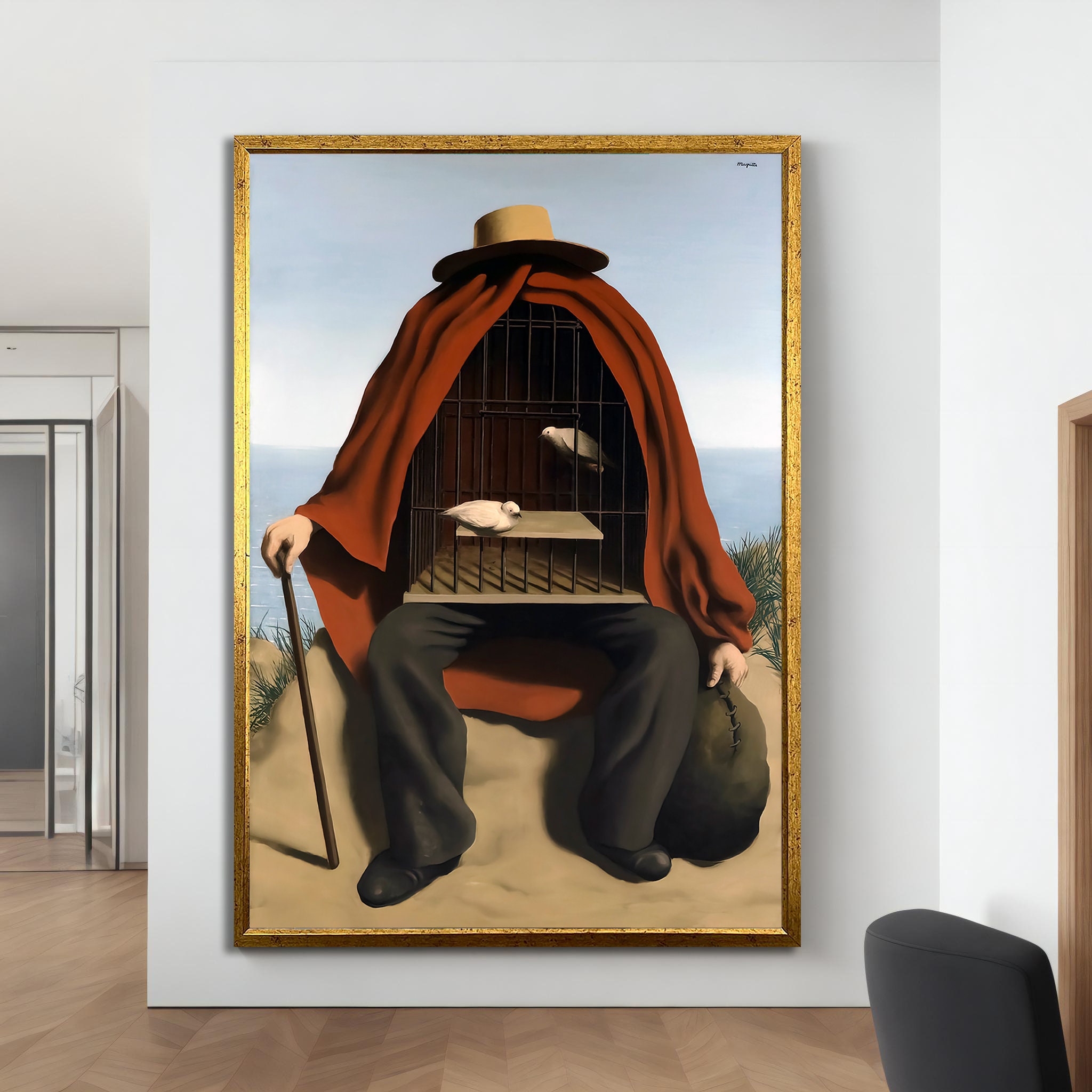Surreal Healing: the Therapist by Rene Magritte - Enigmatic Canvas