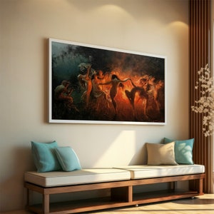 Joseph Tomanek - Fire Dance - Large Canvas Wall Art