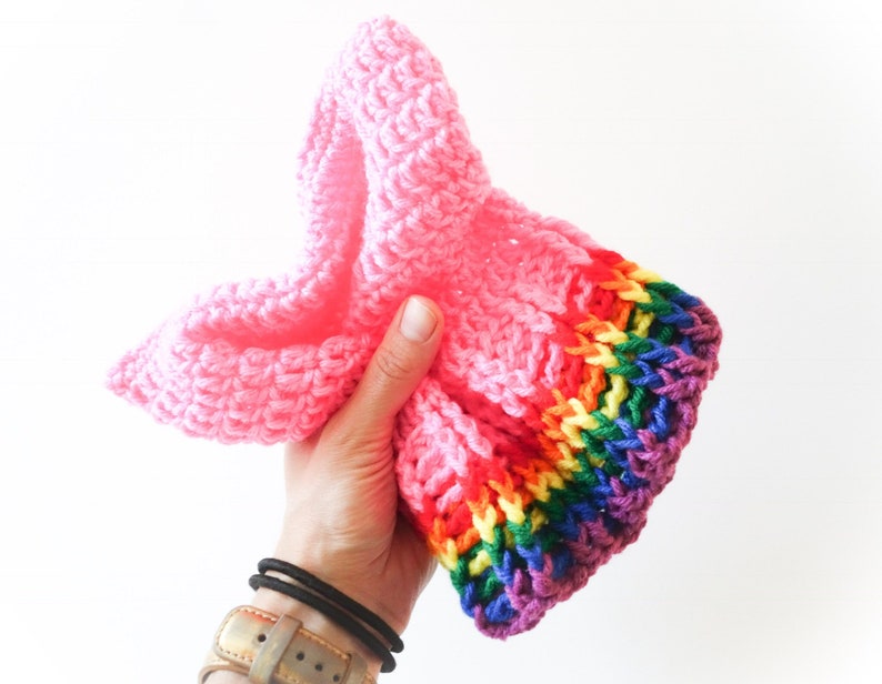 Pink Pussyhat Project, Rainbow Pride, Women's March, Planned Parenthood Donation, Girl Boss, Political Art, Cat Hat Pattern, Blue Wave image 8