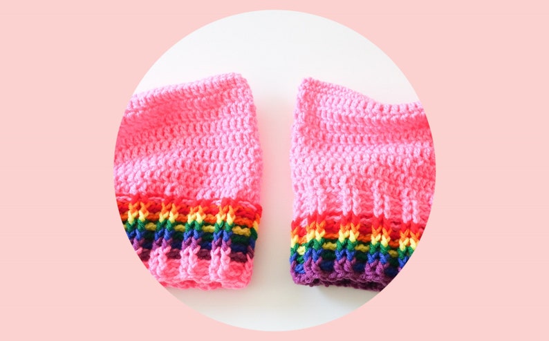 Pink Pussyhat Project, Rainbow Pride, Women's March, Planned Parenthood Donation, Girl Boss, Political Art, Cat Hat Pattern, Blue Wave image 6
