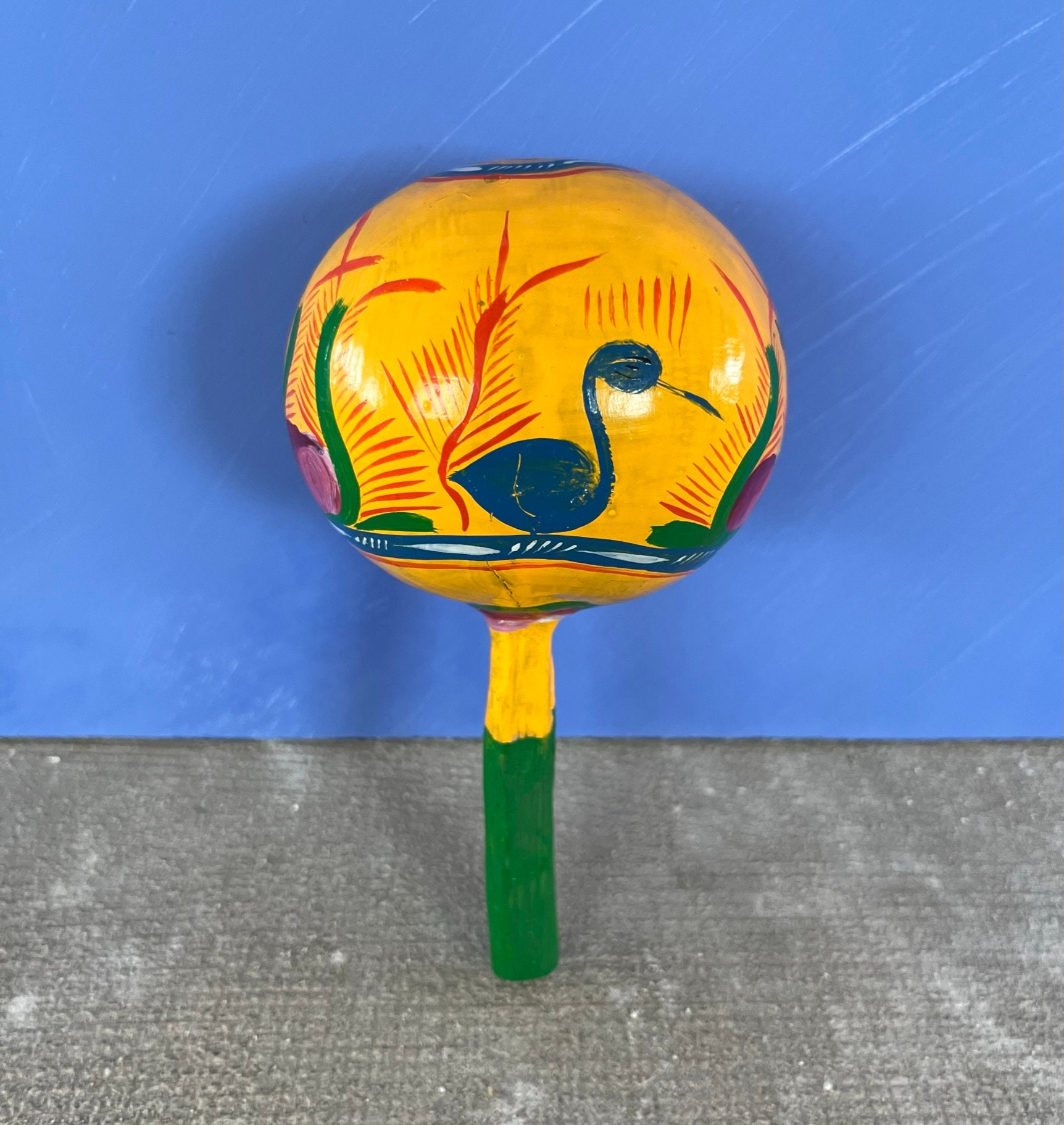 Oaxaca Instruments Oaxaca Mexican Hand Painted Maracas & Musical Instrument - American ...