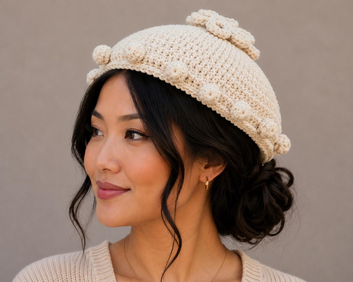 Popcorn Beret - Etsy