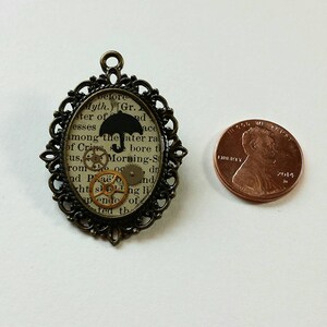 Steampunk Umbrella Brooch/Pendant