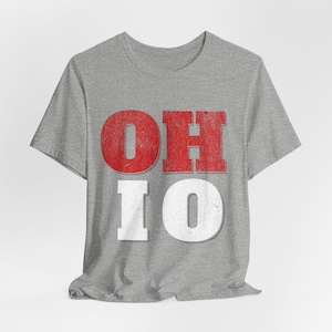 OHIO Vintage Tee, OH-IO Shirt, Bucks, Buckeyes