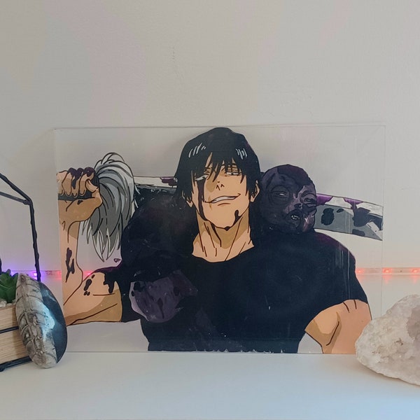 peinture sur verre Toji jujutsu kaisen