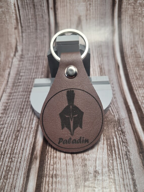 Keychain - Bottle Opener - D20 - Leather Keychain - Bottle Opener - D20 - Leather