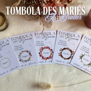 Tickets de tombola des mariés | Animation mariage originale