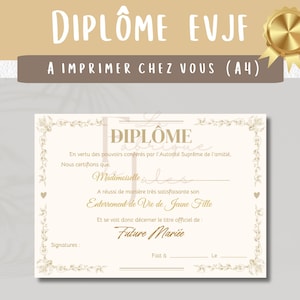 Diploma oficial EVJF