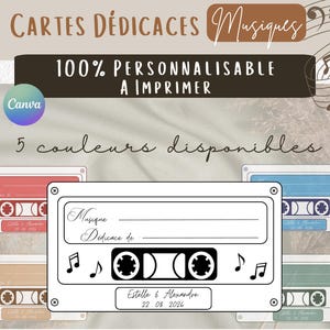 Carte demande de chanson | Musique dédicace | Song request