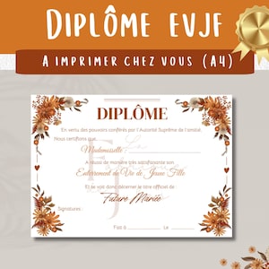 Diploma EVJF de terracota