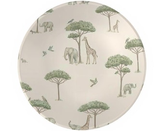 Stylowa miska obiadowa w stylu dzikiej sawanny – wyjątkowy wystrój kuchni