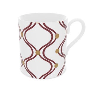Luxuriöse Designer Monaco Gold Tasse - Fine Bone China