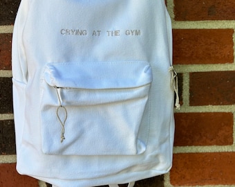 TTPD Customizable Embroidered Choose Your Lyric Mini Canvas Backpack