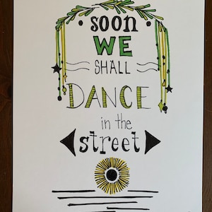 Soon We Shall Dance Limited Edition Print from Original image 1