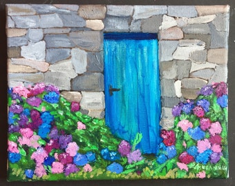 Mass of Hydrangeas Daily Painting Oil Painting
