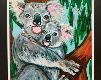 Save The Koalas Limited Edition Print from Original Painting