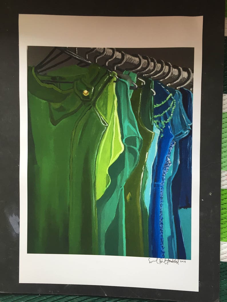 Cool Closet Digital Print From Original Oil Painting image 2